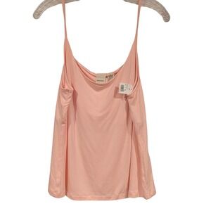 Merona Womens XL Loring Pink Cami Tank Top Spaghetti Strap Rayon Blend NWT